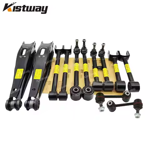 12PCS Rear Suspension Control Arm Kit For Toyota Crown GRS18 For Lexus IS250 IS350 IS300 GS300 GS350