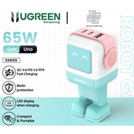 Nexode Robot Mini GaN Charger 65w UGREEN 35855 Multiport Fast Charging