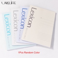 Uareliffe 1pcs Notebook B5 A5 Random Color Journal Book Simple Exercise Book Thickened Large Noteboo