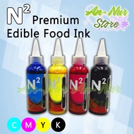 N2 Edible Refill Ink 100ml Edible Ink, Edible Image Printer Ink, Edible Cake Decorations, Edible Foo