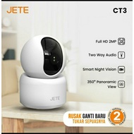 CCTV JETE CT3 Indoor CCTV Camera 2Mp Smart Camera Night Vision CCTV Wifi Long Distance Via hp With M