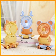 USB Mini Fan Desktop Cute Pet Ear Skateboard Shape Pencil Knife Decoration Table Fans Cute Childlike Handheld Fan