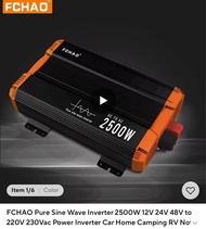 FCHAO 純正弦波電源逆變器 2500W 12V 24V 48V