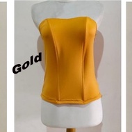Dalaman Kebaya Longtorso Bustier Kemben Kebaya Merah