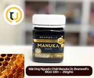 Mật ong MANUKA nguyên chất nội địa ÚC BRAMWELLS Australian MANUKA Honey MGO 100+ hủ 250GR