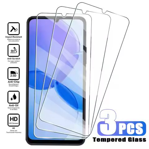 3PCS Tempered Glass Film for Xiaomi Redmi 8 9 10 12 13 4G 5G 8A 9A T 9C 10C 12C 13C 10X 12S 13R Scre