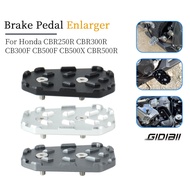 Rear Brake Pedal Extension Pad For Honda CB500X CBR500R CB300F CB500F CBR250R CBR250RA  CBR300R Foot