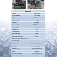 mesin es batu kristal ice crystal 500 1000 2000 3000 5000 10ton 20ton - 500 kg/24 jam