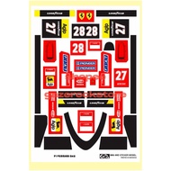 Tamiya F1 Ferrari 642 Cutting Vinyl Sticker