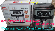 Nồi chiên không dầu JIPLAI THEMIS AF-92 dung tích lớn 92 lít. Công suất 2200W.