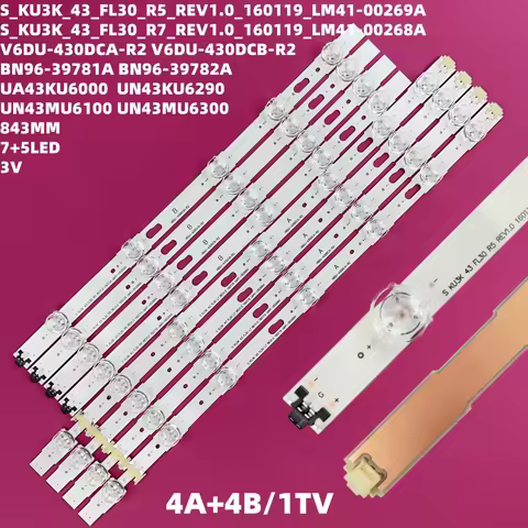 LED for UA43KU6000 UA43KU7000 UA43MU6100 UN43MU6100 UE43KU6000 UE43MU6105 UE43MU7003 UN43KU6300 BN96