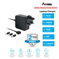 30W / 40W / 45W / 65W Afforda Universal Laptop Adapter Compatible with Asus / DELL / ACER & HP Lapto