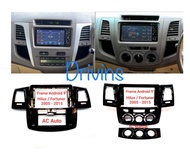 FRAME HEAD UNIT DOUBLE DIN ANDROID FORTUNER /HILUX 9” INCH 2005-2015 -