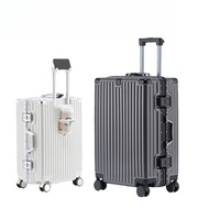 Travel Luggage Aluminum Alloy Luggage Lightweight Suitcase With Cup Holder Luggage