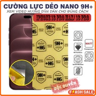 Screen protector for iPhone 18 pro max/iPhone 18 pro, 9H+ nano flexible tempered