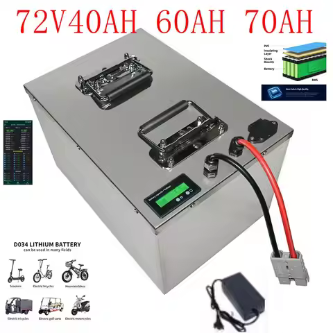 Battery 72V Lifepo4 72V 35AH 21700 Lifepo4 Rechargeable Battery for Motorcycle Electric Car Pedal Ca