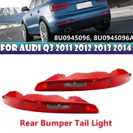 For Audi Q3 2011 2012 2013 2014 2015 Car Rear Bumper Brake Light Tail Warming Turn Signal Reflector 