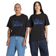 Timberland's All Gender Front Panel Boots Pattern T-shirt