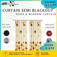 #29 CODE C3-C91  KAIN TEBAL   Semi Blackout Ready Stock In Malaysia/ Door Window / pintu  Tingkap So