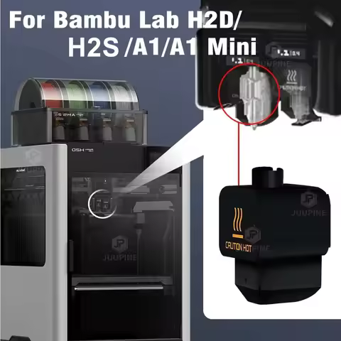 Silicone Sock for Bambu Lab H2D H2S Hotend Spare Parts Bambulab H2D H2S Hot End Cover 3D Printer Acc