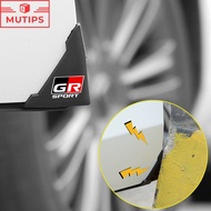Toyota GR 2/4Pcs Car Door Corner Anti-collision Rubber Sticker Auto Silicone Bumper Protector Cover 