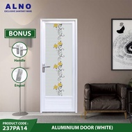 Pintu Kamar Mandi Alno Pintu Toilet Alumunium Whte - 237PA14