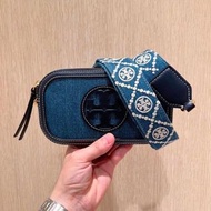 全新✨Tory Burch Miller Crossbody Denim 相機包