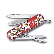 VICTORINOX 瑞士維氏 瑞士刀 7用 58mm 瑞士國花 0.6223.840
