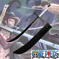 COD Oka Shichibukai Dracule Mihawk Sword Metal One Piece CosPlay 120CM Katana Toy Wooden Japanese An