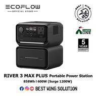 NEW Ecoflow River 3 Max PLUS (River 3 PLUS + EB600) | Expand Capacity from 286Wh to 858Wh