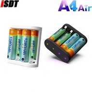 ISDT A4 Air 10W 1.5A DC Smart Battery Charger For AA AAA 10500 12500 NiMH NiCd Li-lon LiFePO4 Battery WQBA