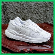 READY SEPATU SNEAKERS CASUAL PRIA NB 5740 ORIGINAL FULL WHITE SIAP KIRIM