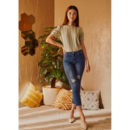 ISLEE Juno Lace Trimming Blouse