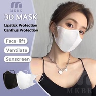 MKBK 50PCS/10PCS 3D Mask Adult Earloop Premium  KF94 3D Face Mask Duckbill Disposable Breathable Fac