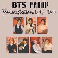 7pcs PHOTOCARD BTS LUCKY DRAW PROOF ALBUM Powerstation BTS