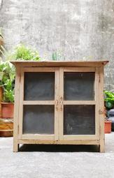 &lt; 小院子 &gt; (0820014)早期台灣小櫥櫃-小菜櫥-收納櫃-玻璃櫃