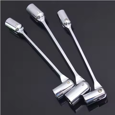 Metric Double 12 point PT Swivel Head Flexible Socket Wrench Spanner CRV steel Tool 8mm x 10mm 10mm 