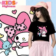 (24 Hours Delivery) Cotton 1 In 2026 Girls Short Sleeve T-Shirt Print K73