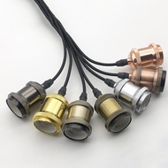 Aluminum Vintage Pendant Light Lamp holder E27 90-265V Edison Light Bulb Lamp holder Industrial Hang