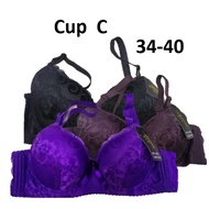 Cup C-Iron Underwear Big Size Full Cup C/Wired Bra Cup C Full Cup (Size 34-40)