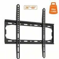 Ultra-Thin TV Wall Mount Bracket (Fits 26-60 Inch TVs) - Ultra-Slim, Flush-To-Wall Design; Universal