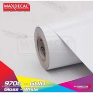 152cm Maxdecal 9700 G010 Gloss Gloss White Glossy White 152cm/ Meter