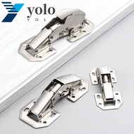 YOLO Cabinet Hinge 90 Degree Bridge Shaped Cupboard Hinge Soft Close Furniture Hardware With Screws Door Hydraulic Hinge