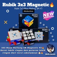Cube 3x3 MoYu MeiLong 3m V2 Magnetic Stickerless Cube Magnet