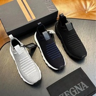 MRNS zegna 2024 New Style Flying Knit Casual Sneakers Men's Summer Breathable Lightweight Comfortabl