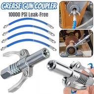 10000PSI Grease Gun Coupler NPTI/8 Oil Pump Quick Release Grease Nozzle Injector Lubricating Oil Gre