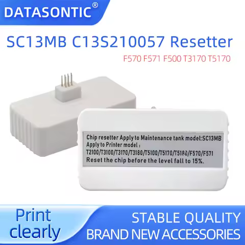 For Epson F570 F571 Maintenance Chip Resetter For Epson F500 T3170 T5170 T3180 T5180 T2100 Printer S