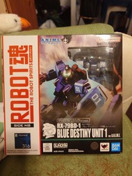 高達模型 robot魂 蒼藍命運一號機 盒殘 BLUE DESTINY  1 gundam