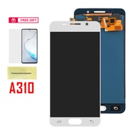 แถมฟิล์มกันลอย Lcd Screen หน้าจอ อะไหล่จอ จอชุด samsung galaxy A3 A310 A320 A5 A510 A520 A6 PLUS A60