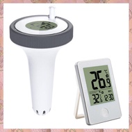 (NVIS) Wireless Pool Thermometer Floating Easy Read Digital Pool Thermometer Waterproof Fit for Swim